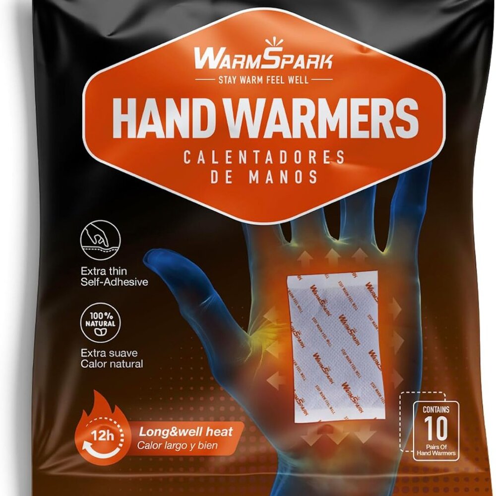 Hand Warmers‎ Disposable Single Use Air Activated Heat Packs for Hands and Toes